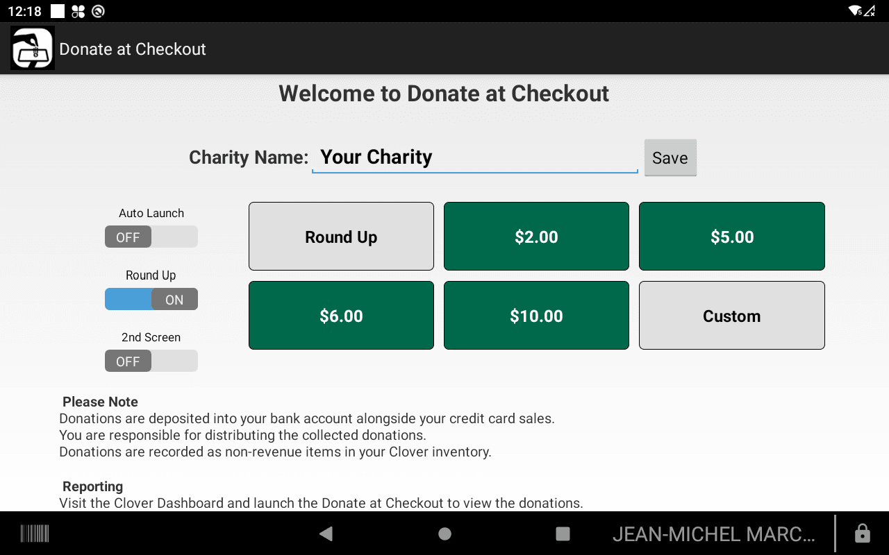 Donate at Checkout Screenshot 1